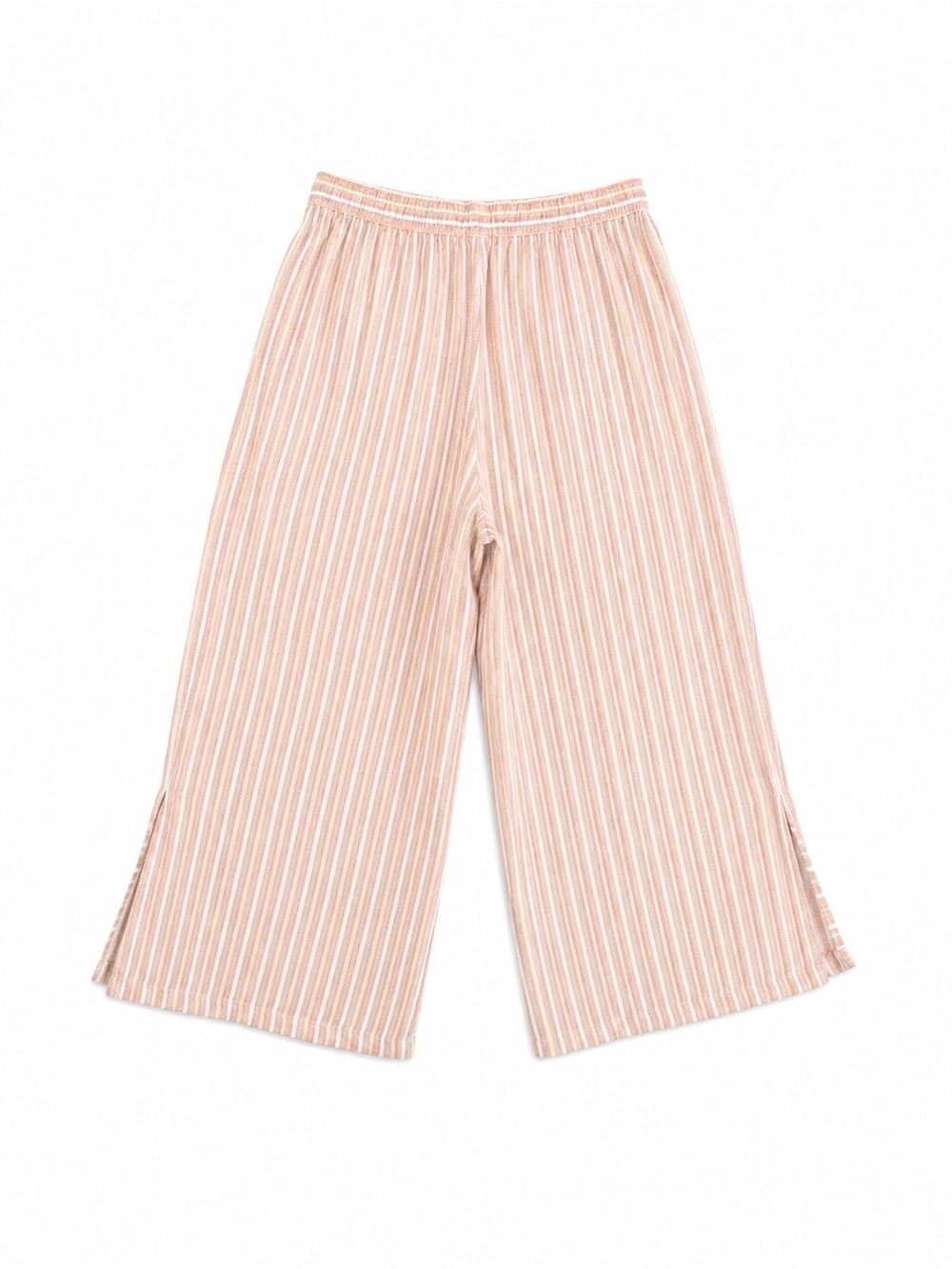 Patagonia Hemp Lyocell Wide Leg Crop Pants Boho Hippie Coastal Stripped XS - Picture 3 of 7
